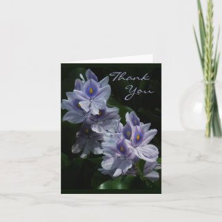Water Hyacinths Thank You Note Card