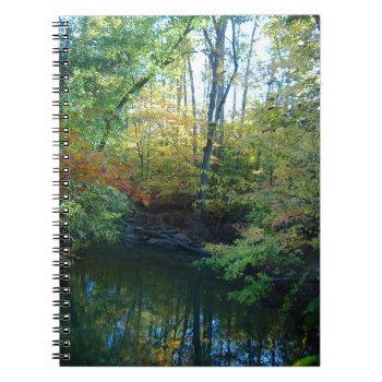 Water In Autumn Notebook by GailRagsdaleArt at Zazzle