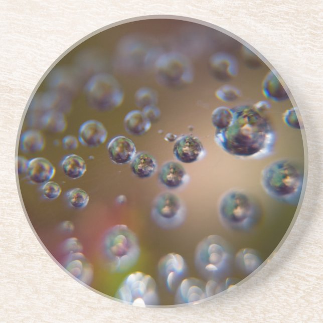 Water in Motion Drink Coaster (Front)