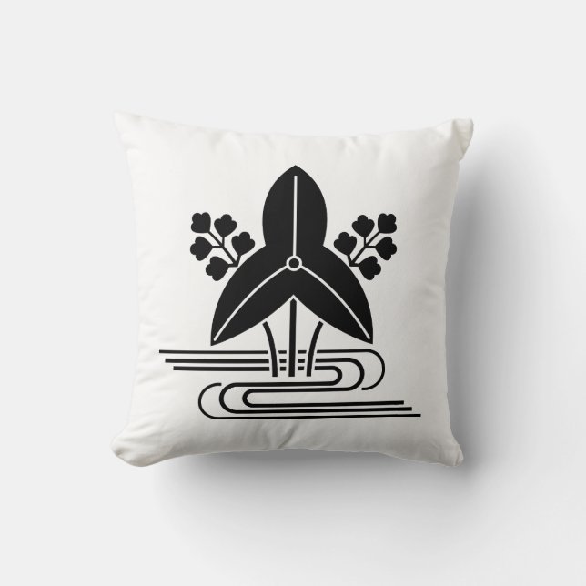 Water in the Sawata Throw Pillow (Front)