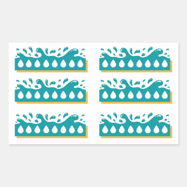 Water Intake Journal Sticker sheet (Front)