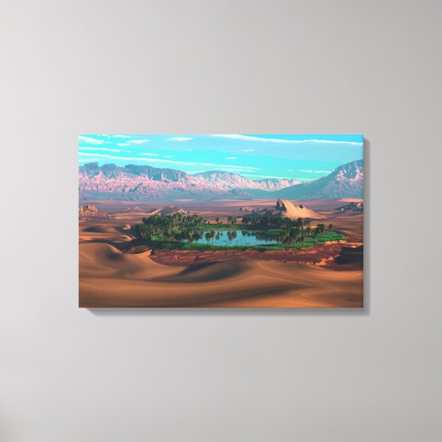 Water Is Life Canvas Print (Front)