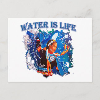 Water is Life - Fancy Shawl Dancer Postcard