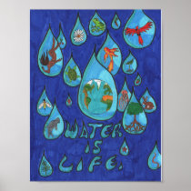 Water is Life Poster