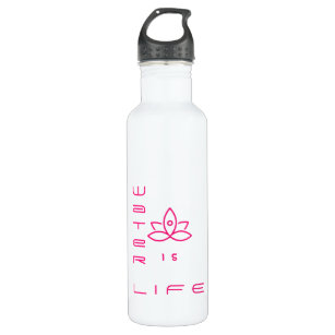 Water is Life Yoga Stainless Steel Water Bottle