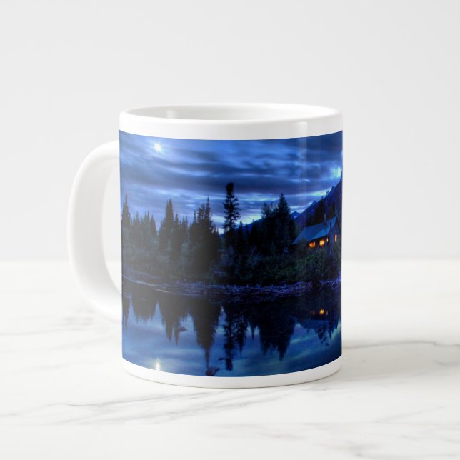 Water | Jenny Lake Grand Teton National Park Giant Coffee Mug (Front Left)