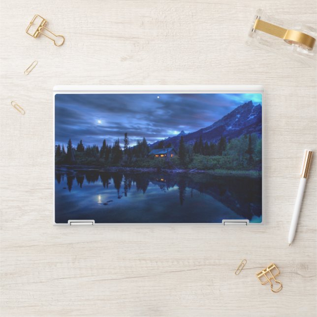 Water | Jenny Lake Grand Teton National Park HP Laptop Skin (Desk)