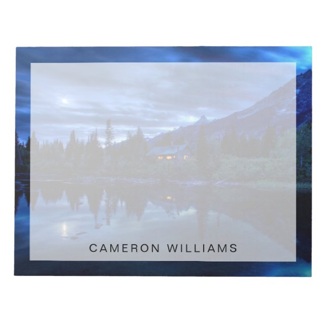 Water | Jenny Lake Grand Teton National Park Notepad (Front)