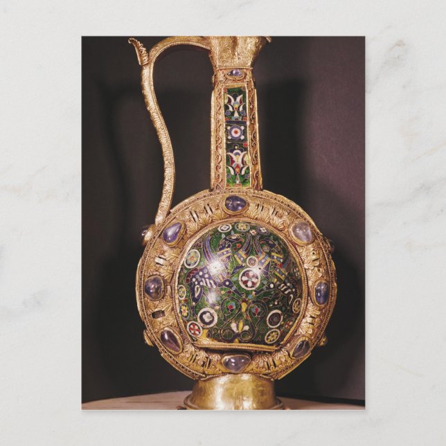 Water jug presented to Charlemagne Postcard (Front)