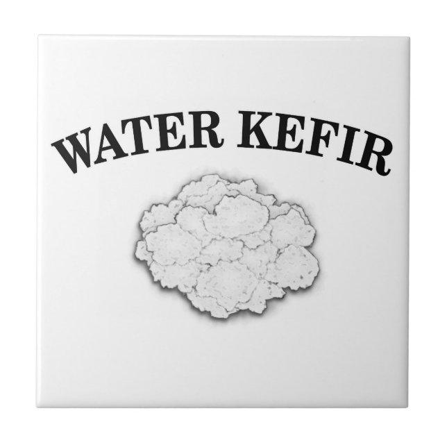 Water Kefir Grains Ceramic Tile (Front)