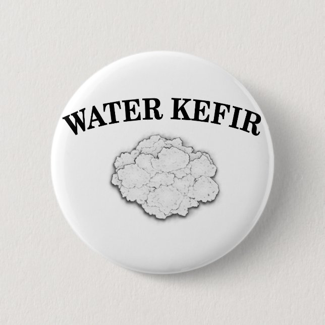 Water Kefir Grains Pinback Button (Front)