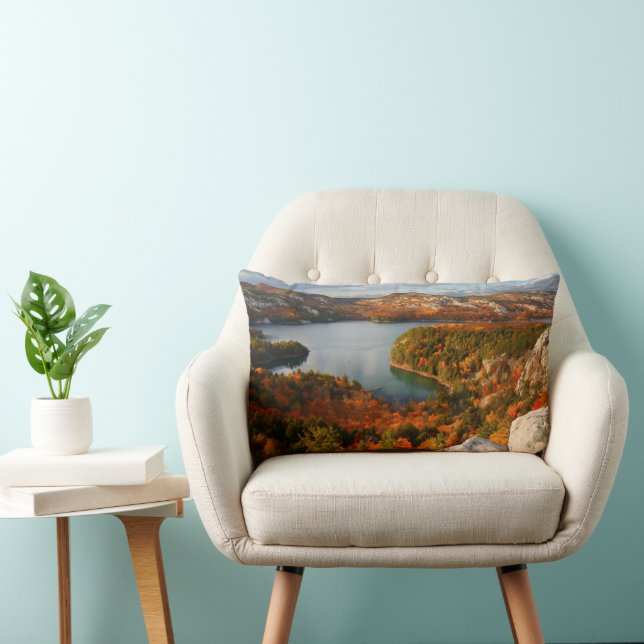Water | Killarney Provincial Park Canada Lumbar Pillow (Chair)