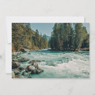 Water Kucherla River, Altai Mountains Thank You Card