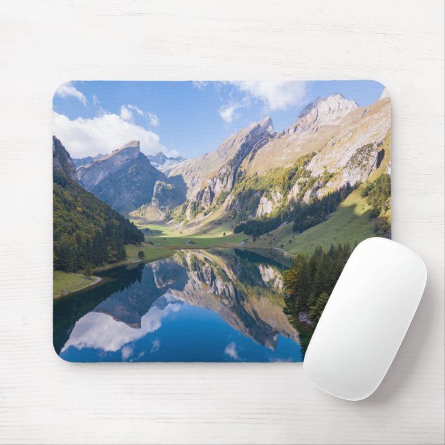 Water | Lake Alpsee Switzerland Mouse Pad (With Mouse)