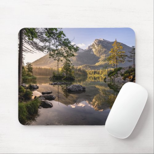 Water  Lake Hintersee Berchtesgaden Germany Mouse Pad