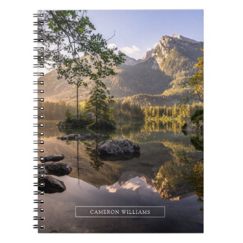 Water  Lake Hintersee Berchtesgaden Germany Notebook