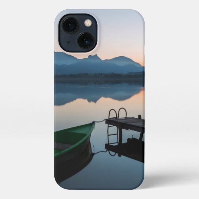 Water | Lake Hopfen Bavarian Alps Germany iPhone Case (Back)