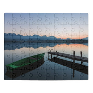 Water Lake Hopfen Bavarian Alps Germany Jigsaw Puzzle