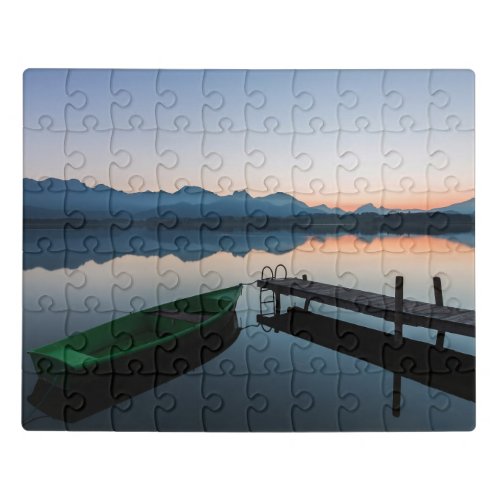 Water  Lake Hopfen Bavarian Alps Germany Jigsaw Puzzle