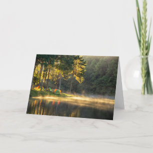 Water Lake in Meahongson, Thailand Card