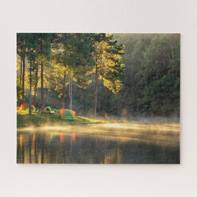 Water | Lake in Meahongson, Thailand Jigsaw Puzzle (Horizontal)
