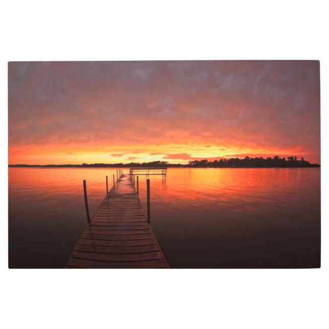 Water | Lake Minnetonka, Minnesota Metal Print (Front)