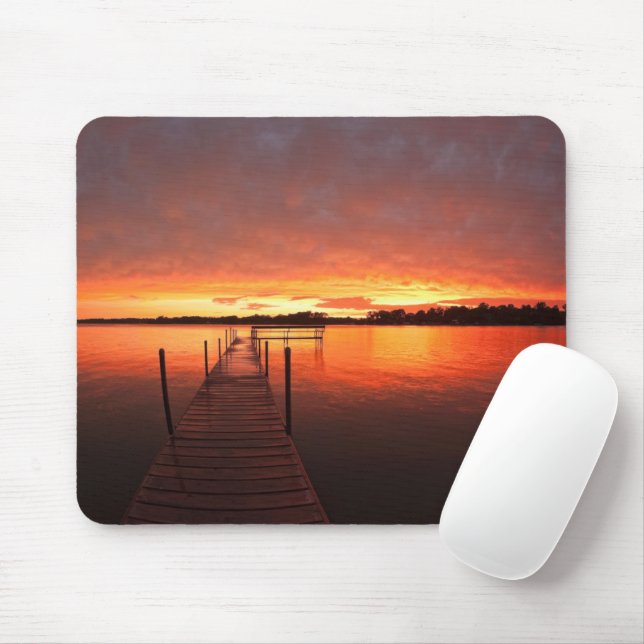 Water | Lake Minnetonka, Minnesota Mouse Pad (With Mouse)