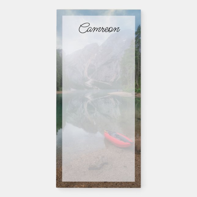 Water | Lake South Tyrol, Italy Magnetic Notepad (Front)