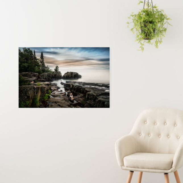 Water | Lake Superior Grand Marais, Minnesota Foam Board (In Situ (Wall))