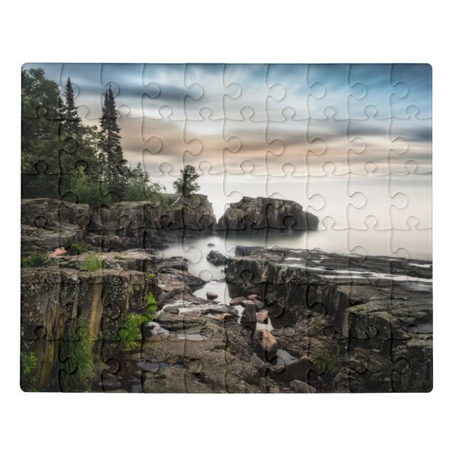 Water | Lake Superior Grand Marais, Minnesota Jigsaw Puzzle (Puzzle Horizontal)