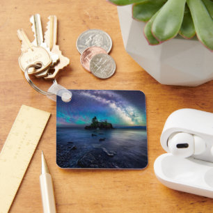 Water Lake Superior Minnesota Keychain