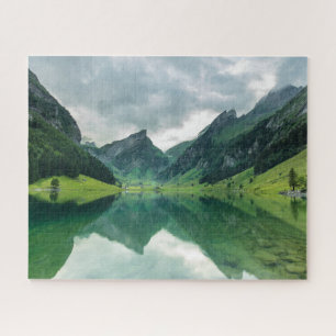 Water Lake Swiss Alps Jigsaw Puzzle