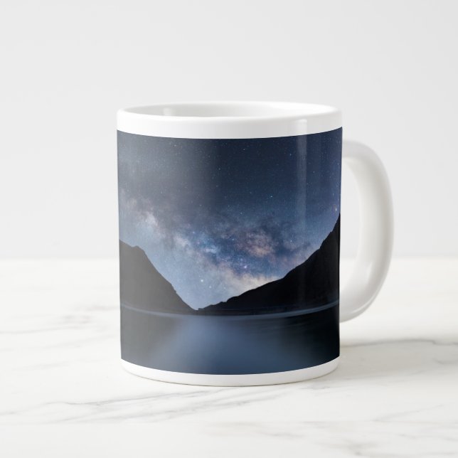 Water | Lakeshore at Night Giant Coffee Mug (Front Right)