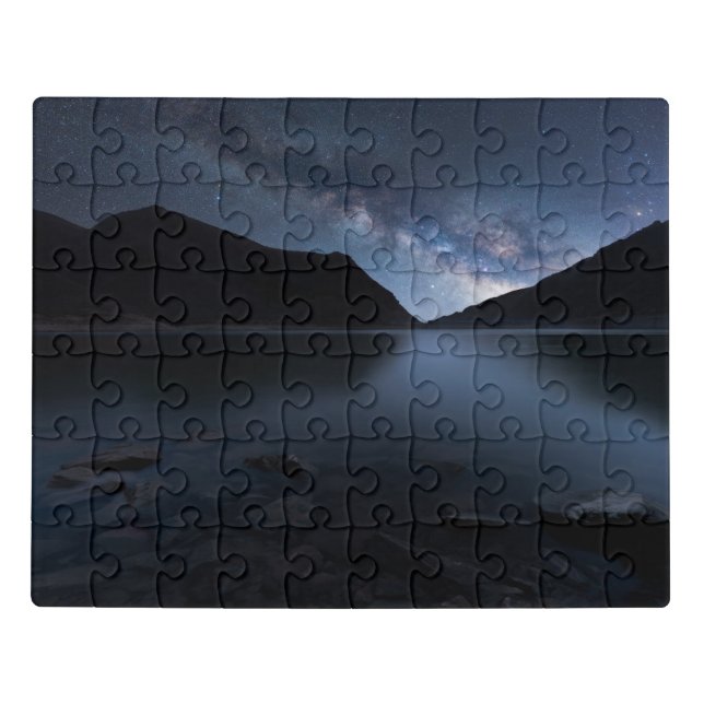 Water | Lakeshore at Night Jigsaw Puzzle (Puzzle Horizontal)