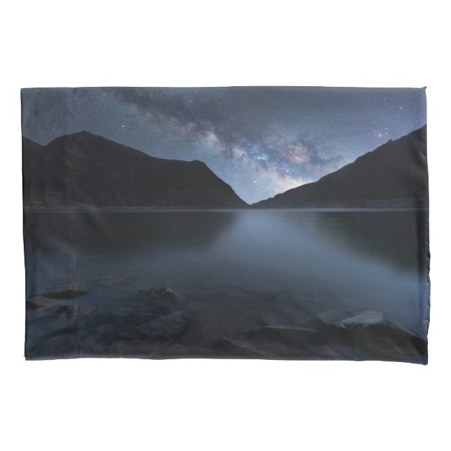 Water | Lakeshore at Night Pillow Case (Front)
