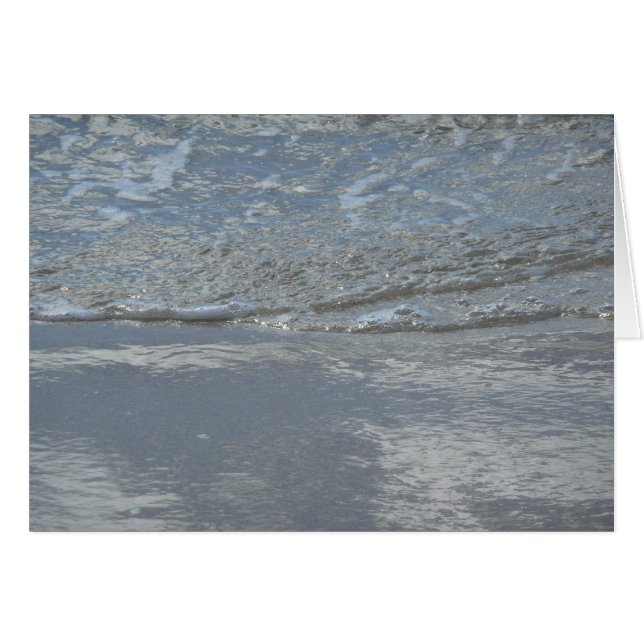 Water Lapping on the Beach Abstract Photography (Front Horizontal)