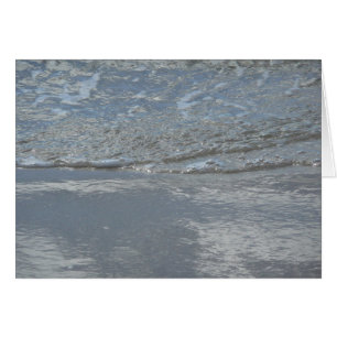 Water Lapping on the Beach Abstract Photography Cards