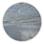Water Lapping on the Beach Abstract Photography Ceramic Knob