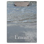 Water Lapping on the Beach Abstract Photography Clipboard