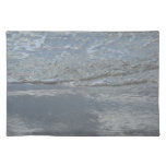 Water Lapping on the Beach Abstract Photography Cloth Placemat