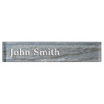 Water Lapping on the Beach Abstract Photography Desk Name Plate