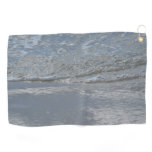Water Lapping on the Beach Abstract Photography Golf Towel
