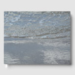 Water Lapping on the Beach Abstract Photography Guest Book