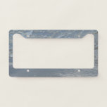 Water Lapping on the Beach Abstract Photography License Plate Frame