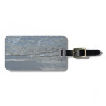 Water Lapping on the Beach Abstract Photography Luggage Tag