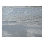 Water Lapping on the Beach Abstract Photography Notepad