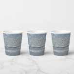 Water Lapping on the Beach Abstract Photography Paper Cups