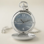 Water Lapping on the Beach Abstract Photography Pocket Watch