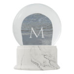 Water Lapping on the Beach Abstract Photography Snow Globe