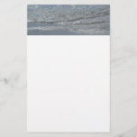 Water Lapping on the Beach Abstract Photography Stationery